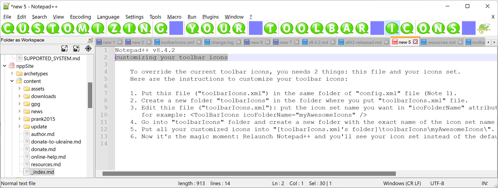 Notepad++ v8.4.6 release